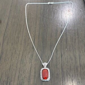 Madison Studio Sterling Silver Necklace with 5 stones to exchange
